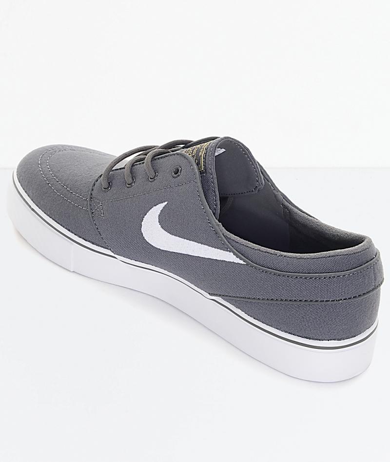 grey nike canvas shoes